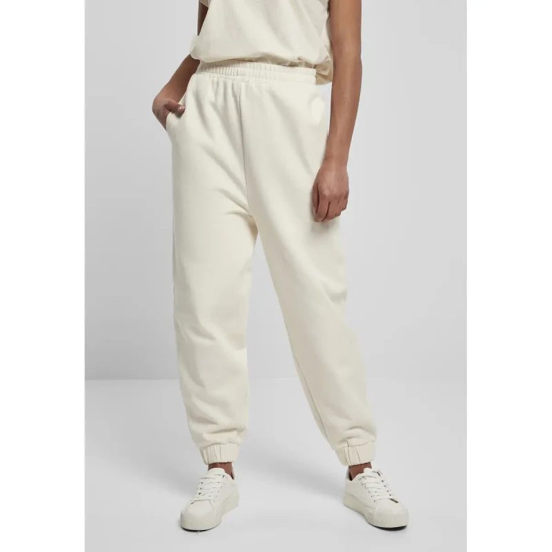 Image of Urban Classics Pantaloni da donna Urban Classics organic taille haute ballon-grandes tailles Blanc Female 2XL