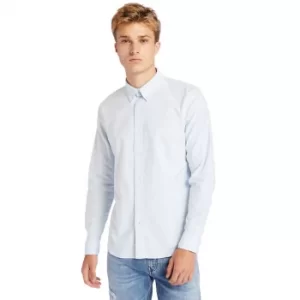 Image of Timberland Pleasant River Oxford Shirt For Men In Light Blue Light Blue, Size M