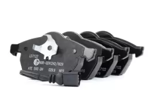 Image of ATE Brake pad set 13.0470-7122.2 Brake pads,Brake pad set, disc brake VW,AUDI,SKODA,Golf IV Schragheck (1J1),POLO (9N_),Golf IV Variant (1J5)