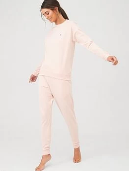 Image of Tommy Hilfiger Track Pyjama Pant - Blush Size M Women