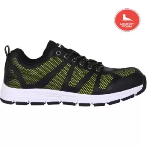 Image of Dunlop Reno Memory Foam Mens Saftety Shoes - Black