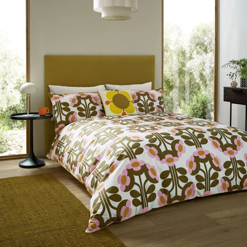 Image of Orla Kiely Buttercup Duvet Cover Bedding Set Blossom