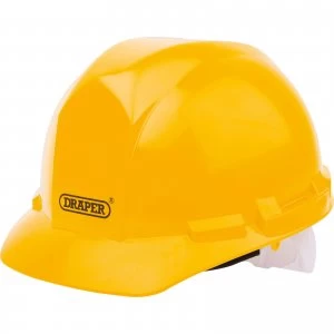 Image of Draper Hard Hat Safety Helmet Yellow