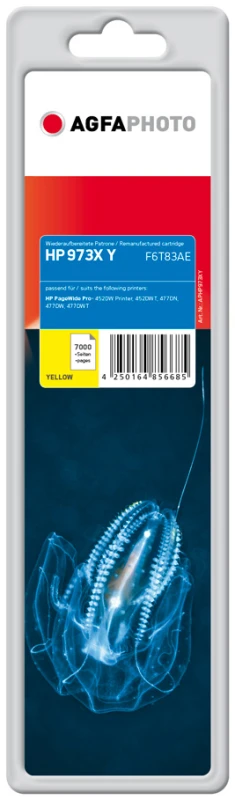 Image of AgfaPhoto APHP973XY toner cartridge Compatible Yellow