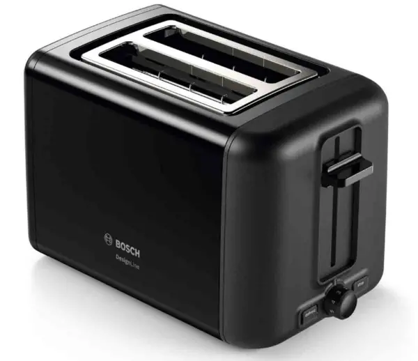Image of Bosch DesignLine TAT3P423GB 2 Slice Toaster