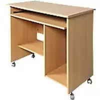 Image of GERMANIA Home Office Workstation Brown 900 x 480 x 720 mm