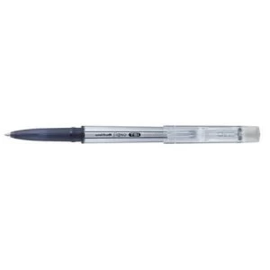 Image of Uni-Ball Signo TSI UF-220 Erasable Rollerball Pen with Twin Tip Eraser Black Pack of 12