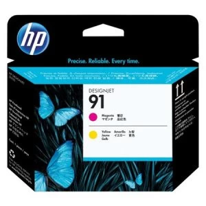 Image of HP Original 91 Magenta & Yellow Printhead