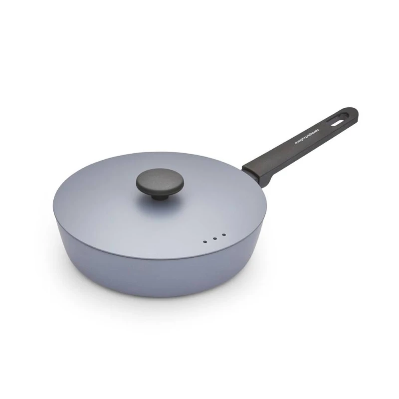 Image of Morphy Richards 24cm Forged Aluminium Saute Pan in Grey Size: Medium Grey Unisex Medium
