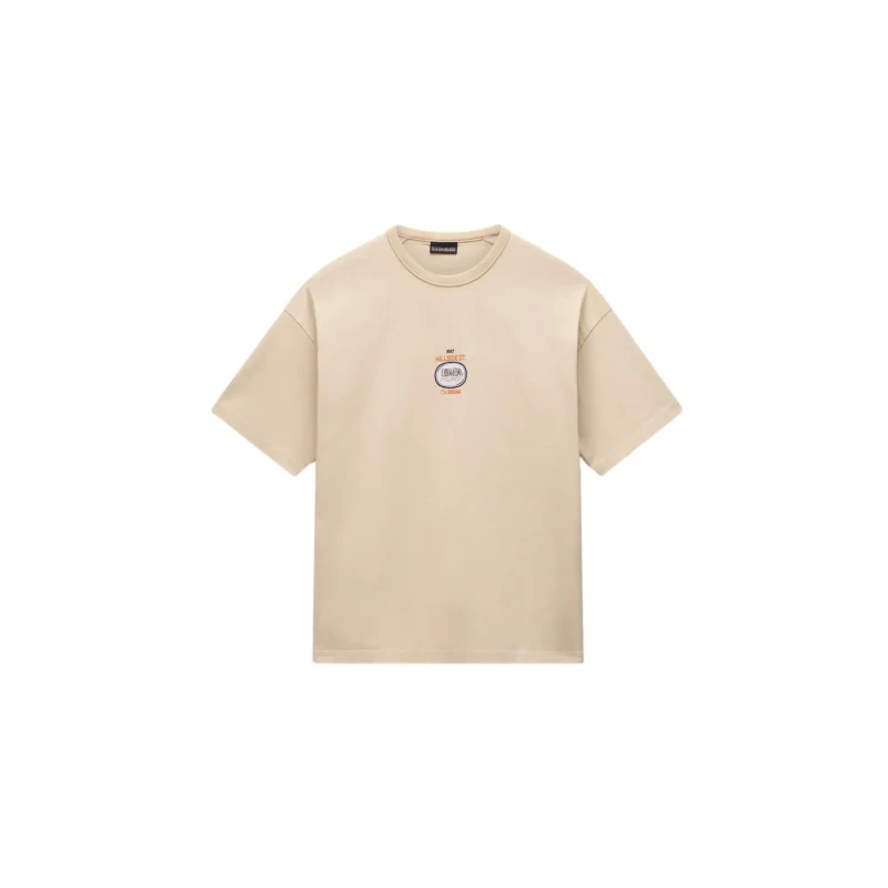 Image of T-Shirt Napapijri Krous Beige Male S