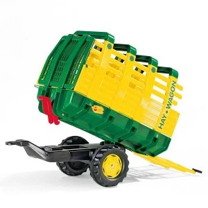Image of Giant Haywagon Kid's Ride-On Trailer - Green