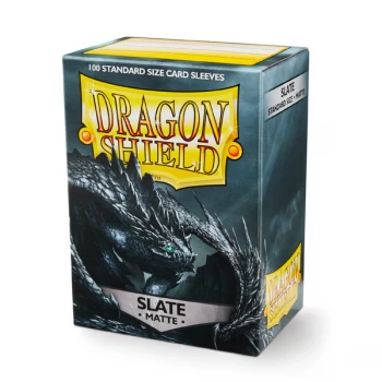 Image of Dragon Shield Slate Matte Card Sleeves - 100 Sleeves