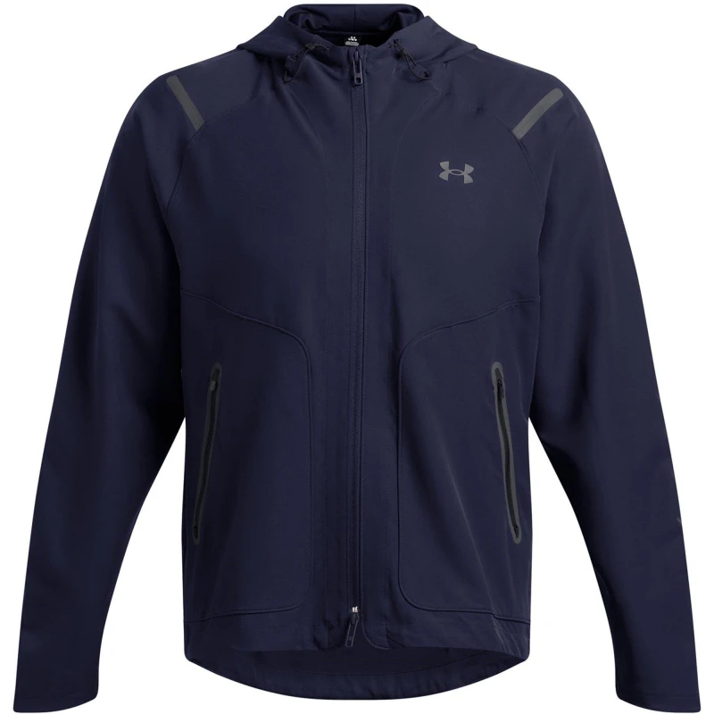 Image of Under Armour Mens Unstoppable Tracksuit Top Midnight Navy male L
