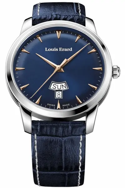 Image of Louis Erard Mens Louis Erard Heritage Day Date Automatic Watch 15920AA15.BEP102