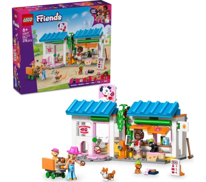 Image of LEGO Friends 42677 Dog Treats Bakery Set 5702018054888