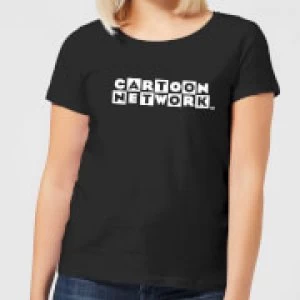 Image of Cartoon Network Logo Womens T-Shirt - Black - M