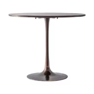 Image of Crossland Grove Kilkenny Round Dining Table Bronze 910X910X760mm