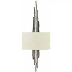 Image of Loops - Twin Wall Light Sconce Metallic Matte Bronze LED E14 60W Bulb