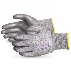 Image of Superior Glove Tenactiv Cut Resistant Polyurethane Palms Grey 6 Ref