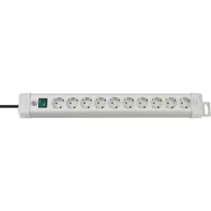 Image of Brennenstuhl 1955500100 Power strip (+ switch) 10x White PG connector