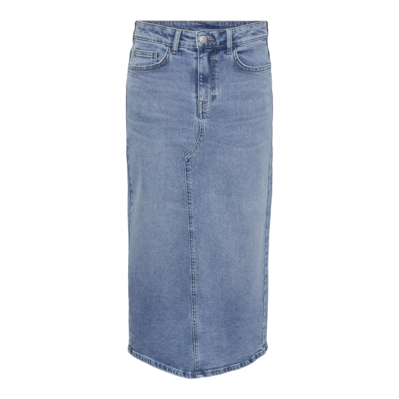 Image of Pieces Denim skirt For Her Pieces Bella Bleu Female XS