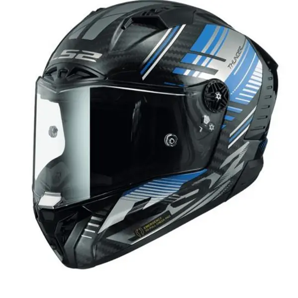 Image of LS2 FF805 Thunder C Volt Gl.Black Blue 06 Full Face Helmet Size M