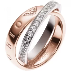 Image of Emporio Armani EG3123221503 Pure Eagle Circles Ring