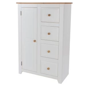 Image of Felka 1 Door 4 Drawer Tallboy