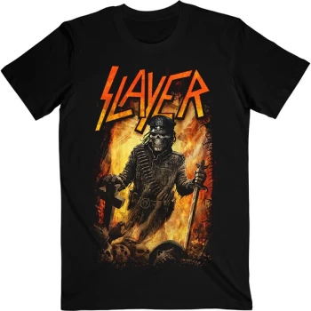 Image of Slayer - Aftermath Unisex Medium T-Shirt - Black
