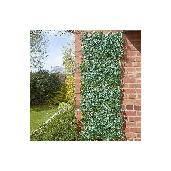 Image of MARCO PAUL Luscious Leaf Screen Panel 60 x 40cm Trellis Leaves & Flowers Artificial Leaf Trellis Panel Spring & Summer Garden Decoration Climbing Faux