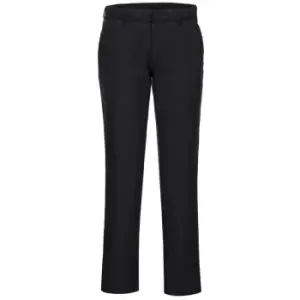 Image of S232BKR48 - sz Stretch Slim Chino Trouser - Black - Portwest