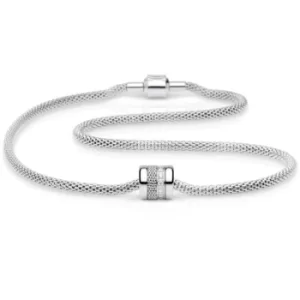 Image of Ladies Bering White Steel Necklace