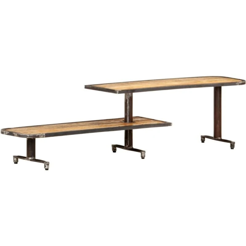 Image of Vidaxl TV Cabinet 160X30X40 Cm Solid Mango Wood, Brown 321960