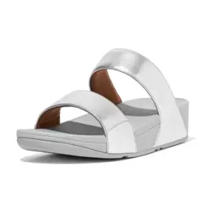 Image of Fit Flop Womens Lulu Metallic Slip On Leather Sliders UK Size 8 (EU 42)