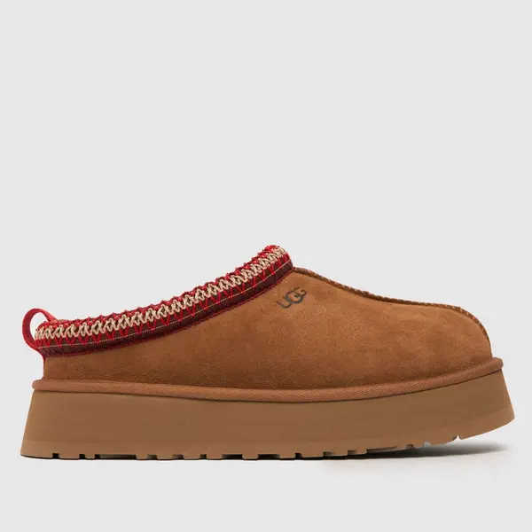 Image of UGG tazz platform slippers in chestnut Tan UK 3 (EU 36)