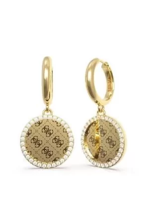 Image of Guess Guess Round Harmony Ladies Drop Earrings