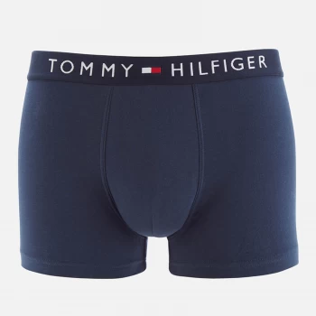 Image of Tommy Hilfiger Mens Logo Trunks - Navy Blazer - L