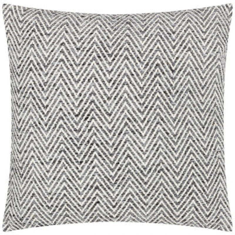 Image of Wylder Croft Twill Woven Cushion in Grey Size: 50cm x 50cm Grey Unisex 50cm x 50 cm