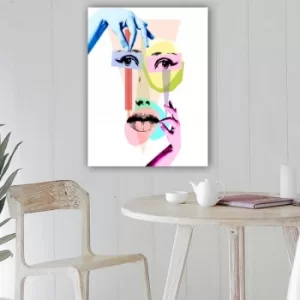 Image of 1088184668_70100 Multicolor Decorative Canvas Painting