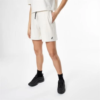Image of Kangol Jog Shorts Ladies - Oatmeal
