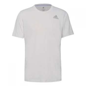 Image of adidas HEAT. RDY Running T-Shirt Mens - White / White