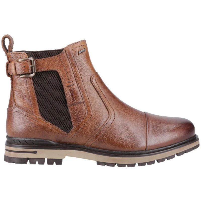 Image of POD Apollo Chelsea Boots Flat Ankle Boots 7 (41) Brown 01605905270