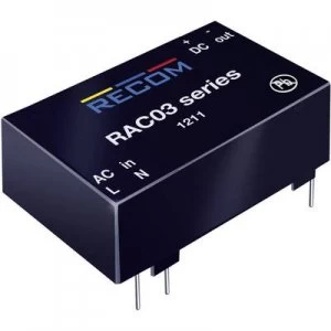 Image of ACDC PSU print RECOM RAC03 24SC 24 Vdc 0.125 A
