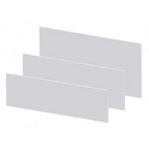 Image of Faceplate L x W x H 215 x 81 x 2mm Aluminium Aluminium anod