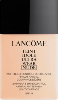 Image of Lancome Teint Idole Ultra Wear Nude Foundation SPF19 40ml 008 - Beige Opale