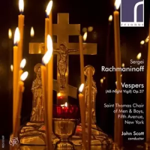 Image of Sergei Rachmaninoff Vespers All-night Vigil Op 37 by Sergei Rachmaninov CD Album