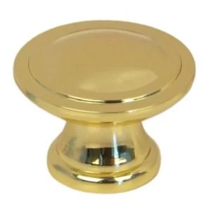 Image of BQ Brass Effect Round Internal Knob Furniture Knob