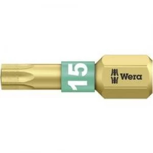 Image of Torx bit T 15 Wera 8671 BDC TX15X25 Tool steel al