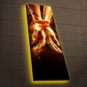 Image of 3090DACT-53 Multicolor Decorative LED Lighted Canvas Painting