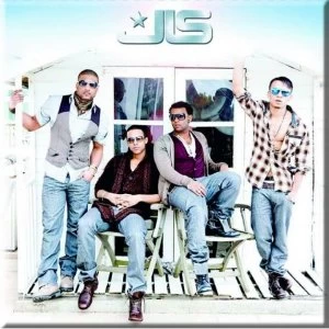 Image of JLS - Beach Hut Fridge Magnet